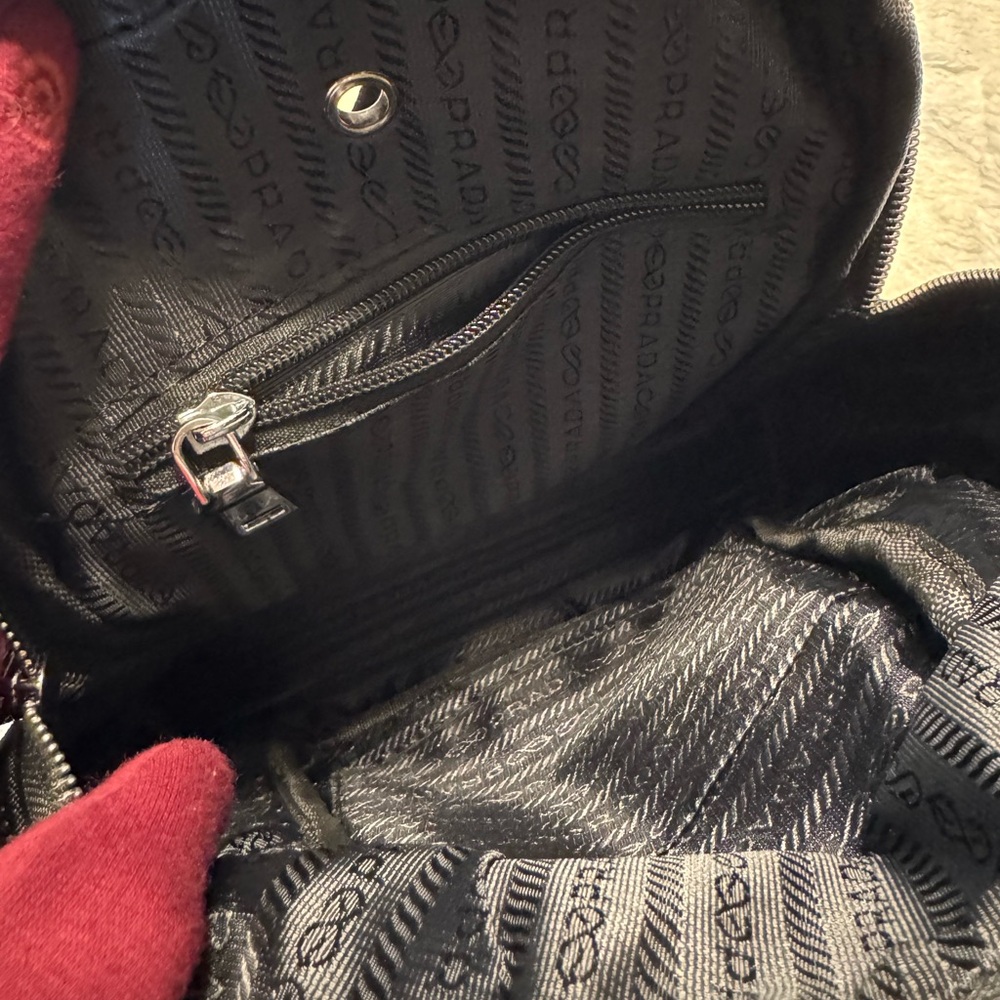 Prada Black Nylon Mini Backpack - image 8